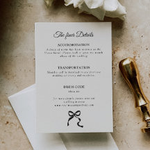 Details zur Eleganten Minimal Bow Hochzeit