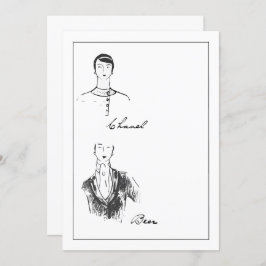 Details zur französischen Mode von 1925 Save The Date