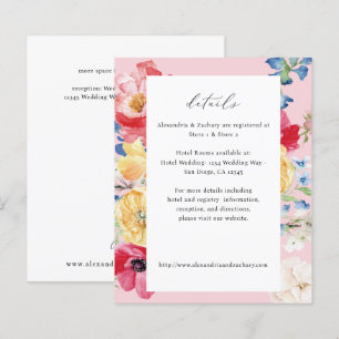 Details zur Frühjahrsmehrfarbigkeit - Rosa