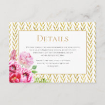 Details zur Gold- und Rosa-Karte