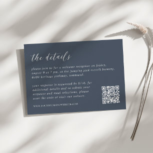 Details zur Hochzeit der Küstenwache Begleitkarte