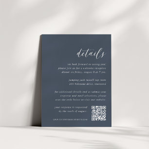 Details zur Hochzeit der Küstenwache Begleitkarte