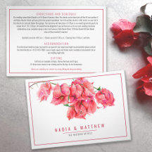 Details zur Hochzeit in Bougainvillea