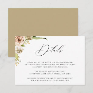 Details zur Hochzeitskarte für Botanische Wälder Einladung