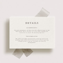 Details zur Hochzeitskarte für Elegantholz Brown Einladung