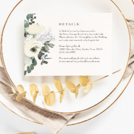 Details zur Hochzeitskarte für Elfenbein RSVP Karte