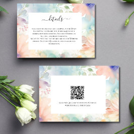 Details zur Hochzeitskarte von Pastel Watercolor Einladung