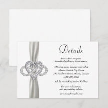 Details zur Hochzeitsszenierung in weißem Ribbon