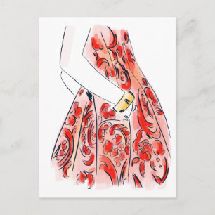 Details zur Mode Postkarte