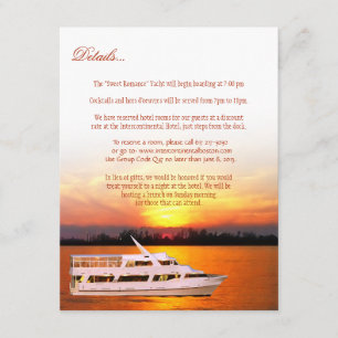 Details zur Ocean Sunset Card Begleitkarte