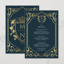 Details zur Royal Medival Fantasy Monogram