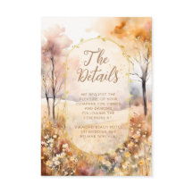 Details zur rustikalen Hochzeit im Herbst