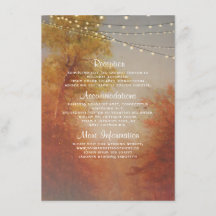 Details zur rustikalen Hochzeit im Herbst von Baum