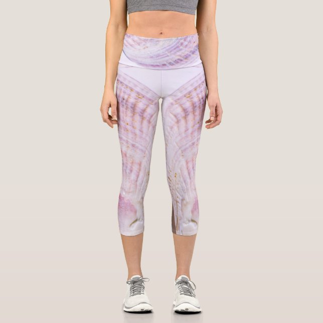 Details zur Struktur der Muschel im Seeozean Capri Leggings (Vorderseite)