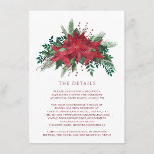 Details zur Weihnachtszeit in Roter Flora Begleitkarte
