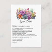 Details zur Wüste Hues Floral Wedding