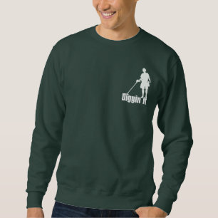 Détection de base en métal de sweatshirt d'homme