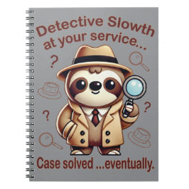 "Detection Sloth" Faultier Notizblock