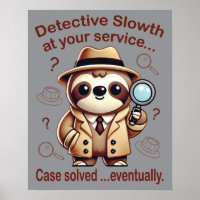 "Detection Sloth" Faultier