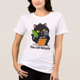 Detective Cat - Mew-Ssion Unpossible Funny Cat Tri-Blend Shirt