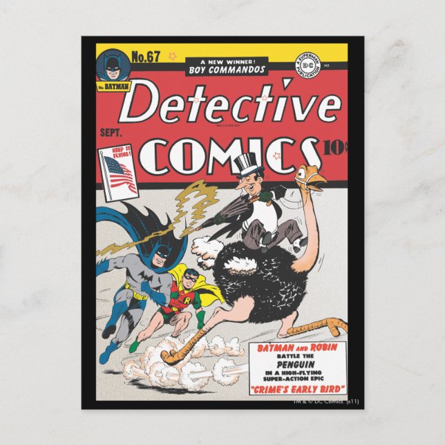 Detective Comic #67 Postkarte (Vorderseite)