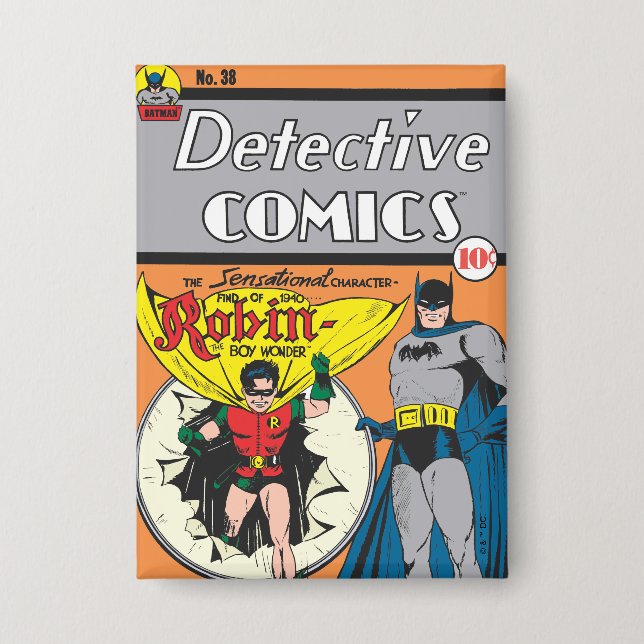 Detective Comics #38 Button (Vorderseite)