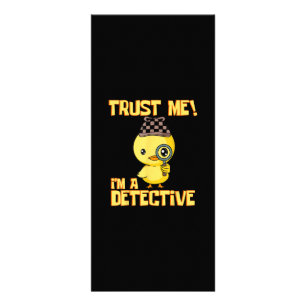 Detective Duck Design - Vertrauen Sie mir, ich bin Werbekarte