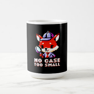 Detective Fox - Kein Fall zu klein Pixel Art Kaffeetasse