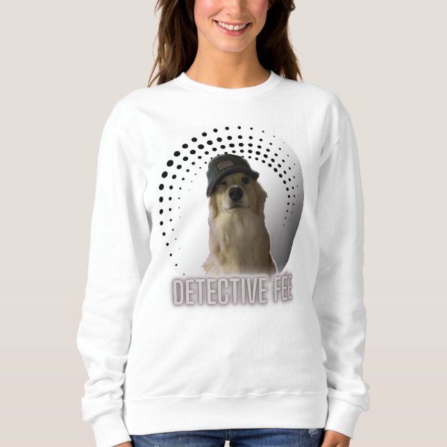 Détective Sweatshirt de frais - La Canine Whodunit (Devant)