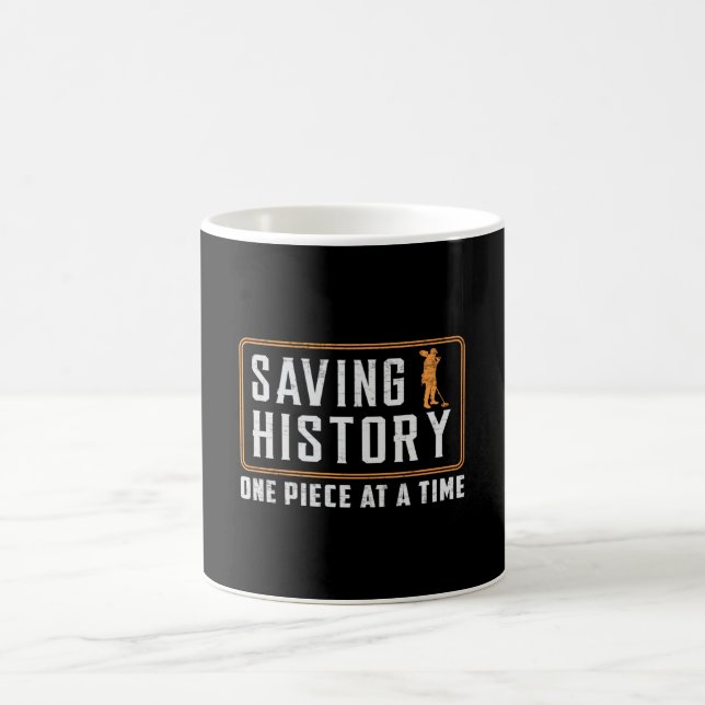 Detectorist Metal Detection Geschenkidee Kaffeetasse (Mittel)