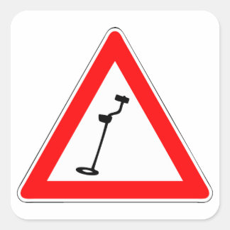 Detectorist - Sondengänger - Metal detecting Quadratischer Aufkleber