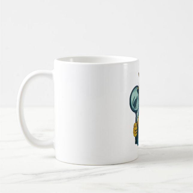 Detektiv Cat Mystery Kaffeetasse (Links)