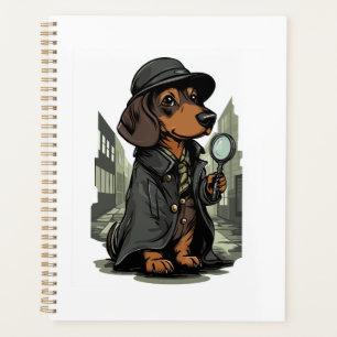 Detektiv-Dachshund � Geheimnislösender Hund Planer
