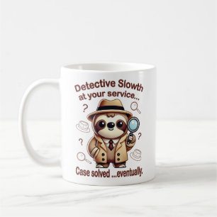 "Detektiv Faultier" Faultier Privatdetektiv Kaffeetasse