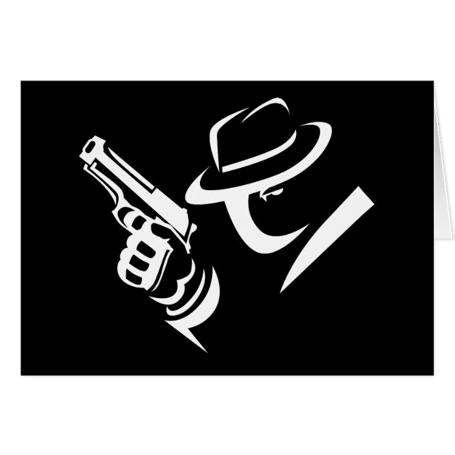 Detektiv-Gangster-Karte 2 (Vorderseite (Horizontal))