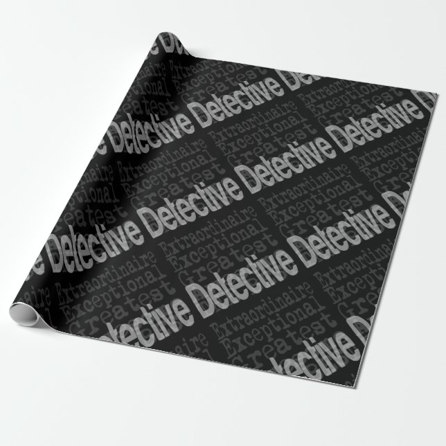 Detektiv Geschenkpapier (Ungerollt)