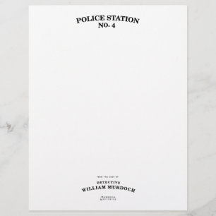 Detektiv Murdoch Briefpapier