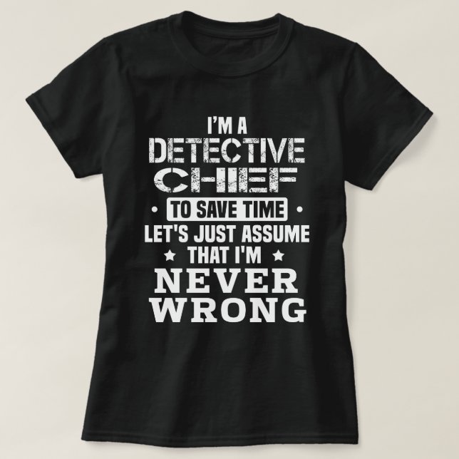 Detektiv T-Shirt (Design vorne)