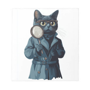 Detektiv Whiskers � Lustiger Katzenkrimi-Roman Notizblock