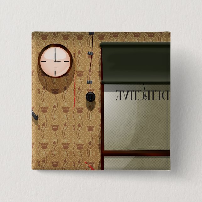 Detektivagentur Button (Vorderseite)