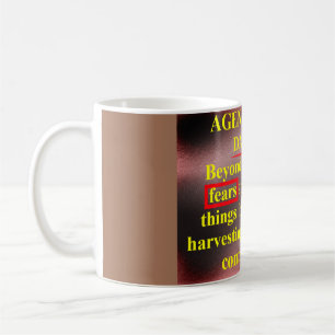 DETEKTIVE AGENDA WORLD PLANET ART WORDS KAFFEETASSE