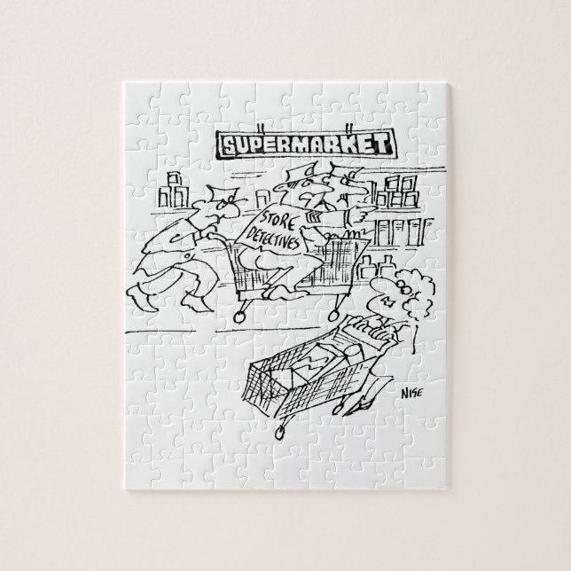 Detektive im Supermarkt (Vertikal)