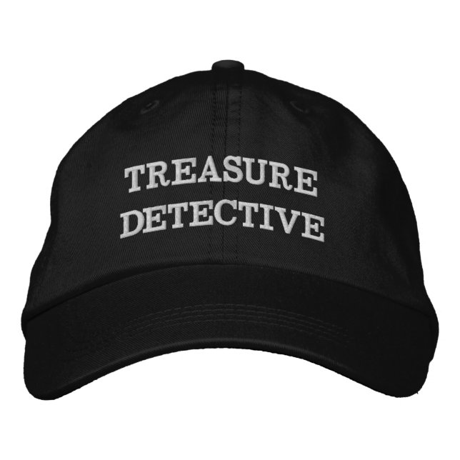 Detektive Metalldetektion Ball Cap Bestickte Baseballkappe (Vorderseite)