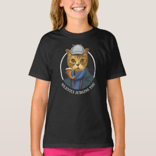 Detektivkatze - Stille Beurteilung T-Shirt