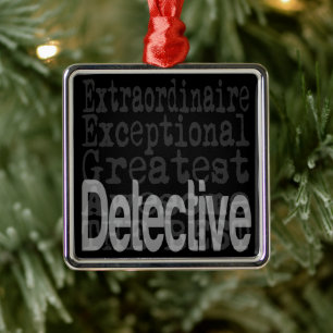 Detektivmetallschmuck Ornament Aus Metall