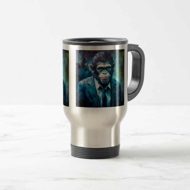 Detektivreise/Pendlerfahrten, 15 oz Reisebecher (VorderseiteRechts)