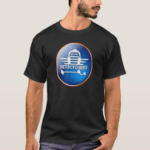 Detektorist Blue Gold und White Metal Detection T-Shirt