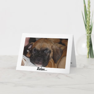 Détendez la carte d'anniversaire