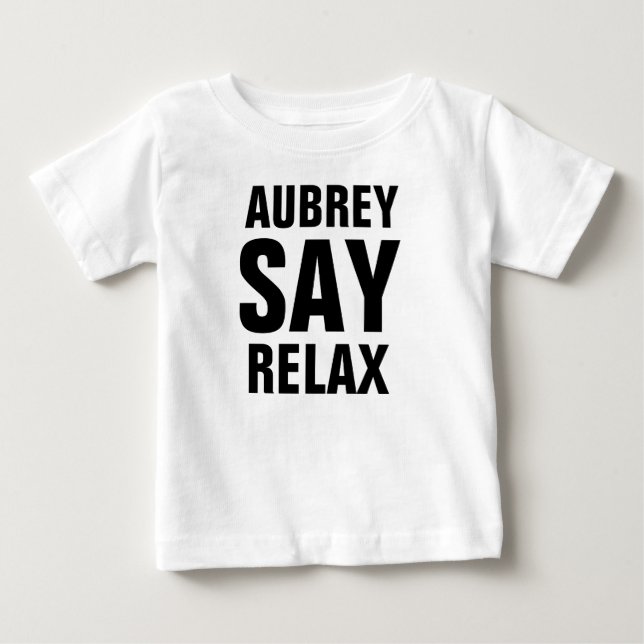 Détendez le T-shirt infantile (Devant)