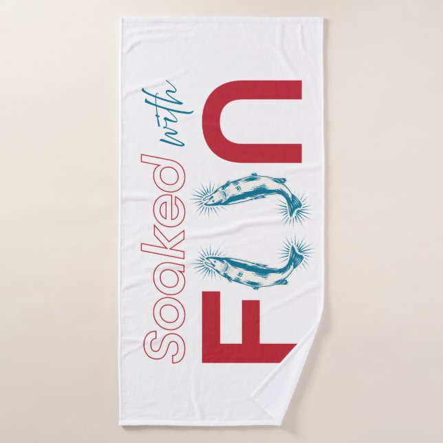 Détendez-vous avec plaisir - Serviette de plage in (Serviette de bain)